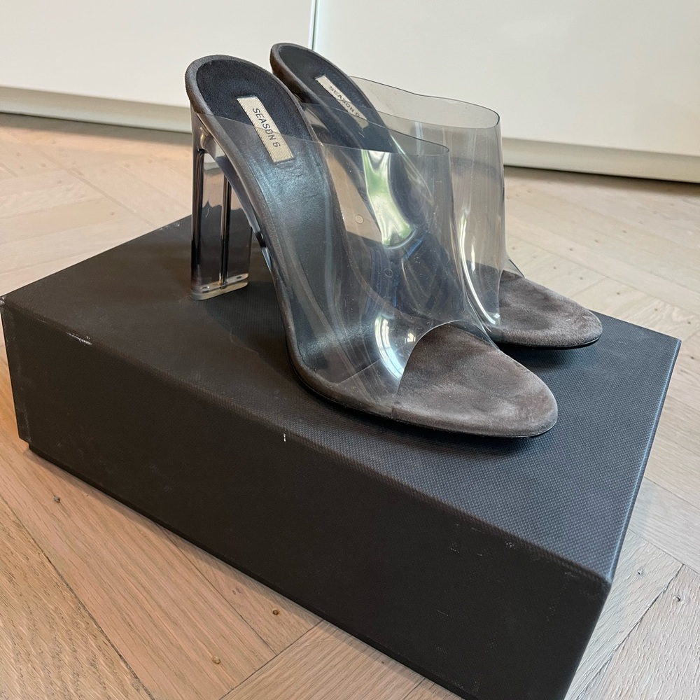 Yeezy Season 6 PVC Mules sz 38.5